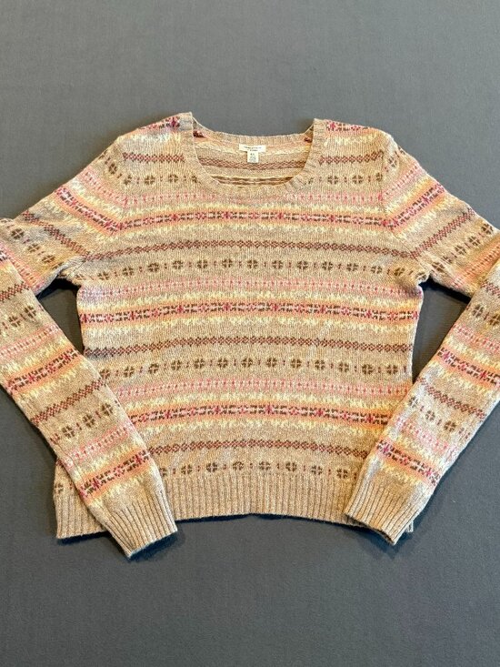 American Eagle Outfitters Sweaters - American Eagle Women’s XL Fair Isle Angora Wool Cashmere Sweater Y2K